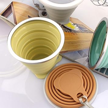 foldable cup silicone.