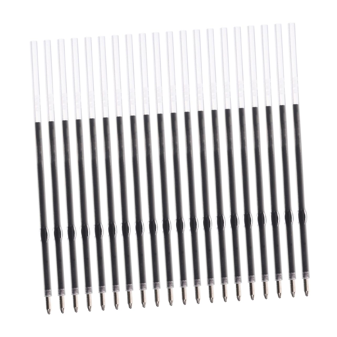 400 Pièces Recharge Stylo Bille Noire pour Stylo Rétractable Encre Lisse pour Bureau École et Prise de Notes