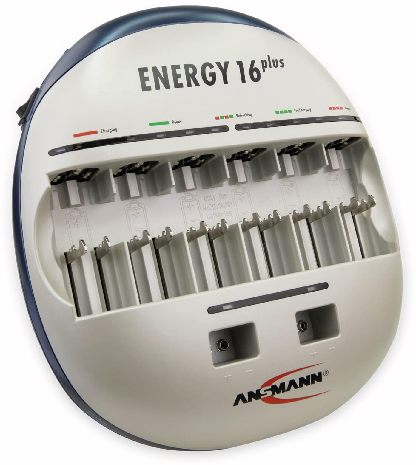 Ansmann 5207123/US Energy 16 Plus Battery Charger Maintenance Device