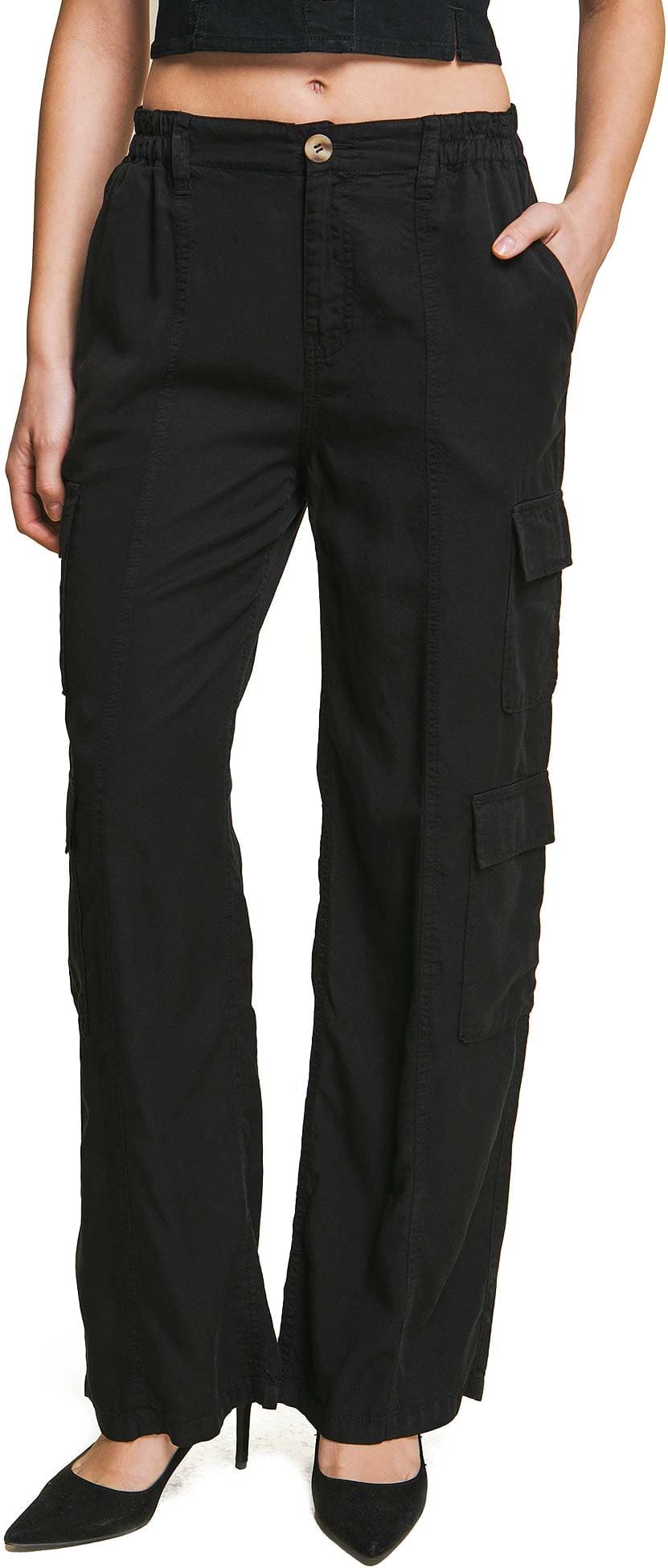 Love TreeWomens Juniors Tencel Cargo Pants, Small