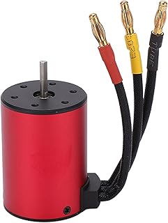 VGEBY Brushless Motor,S3650 5200KV Brushless Waterproof Motor 4 Pole 12 Slot RC Car Motor Accessory for 1/10 Remote Control Car Trucks Off Road Buggy Car Model Accessory
