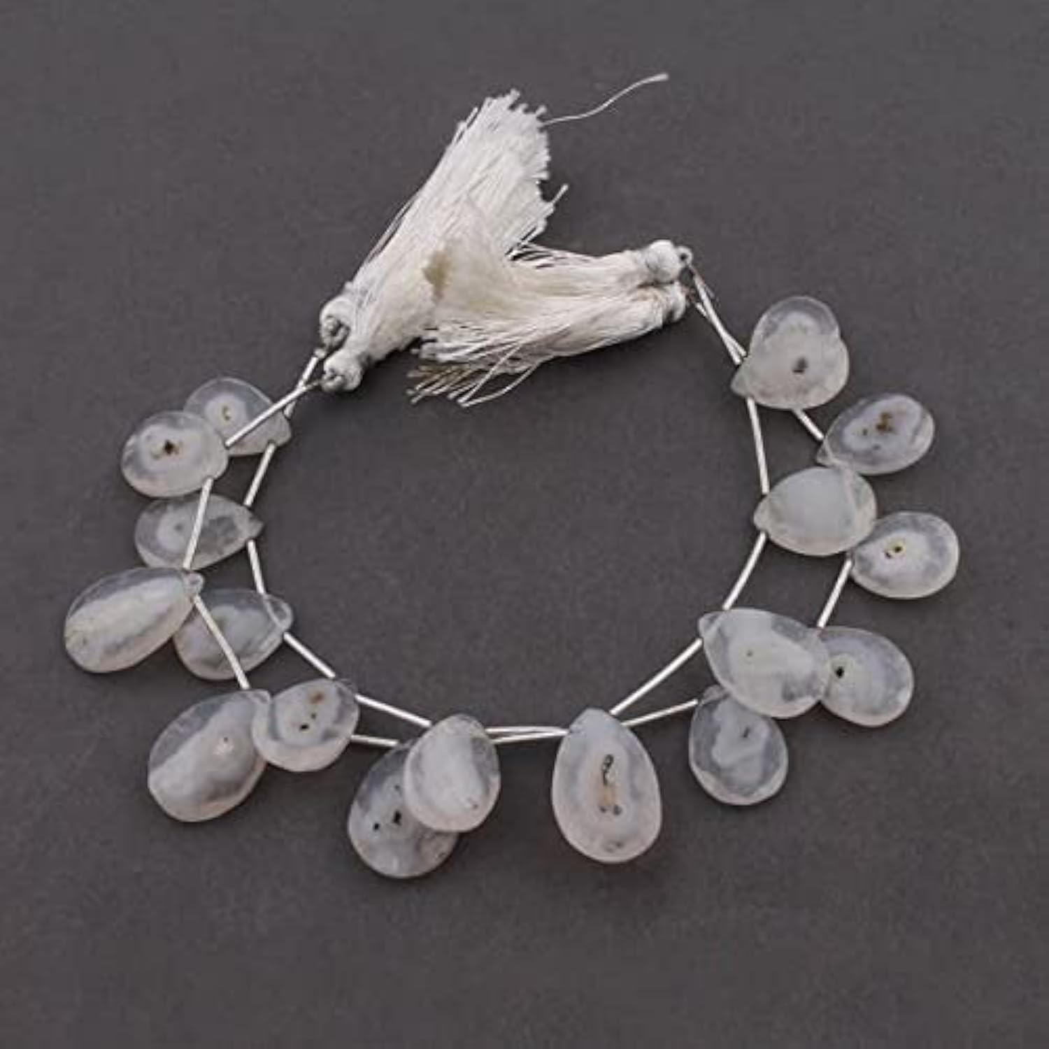 Quartz solaire facetté poire perles briolettes pour remplacer vos gemmes ternes 8"