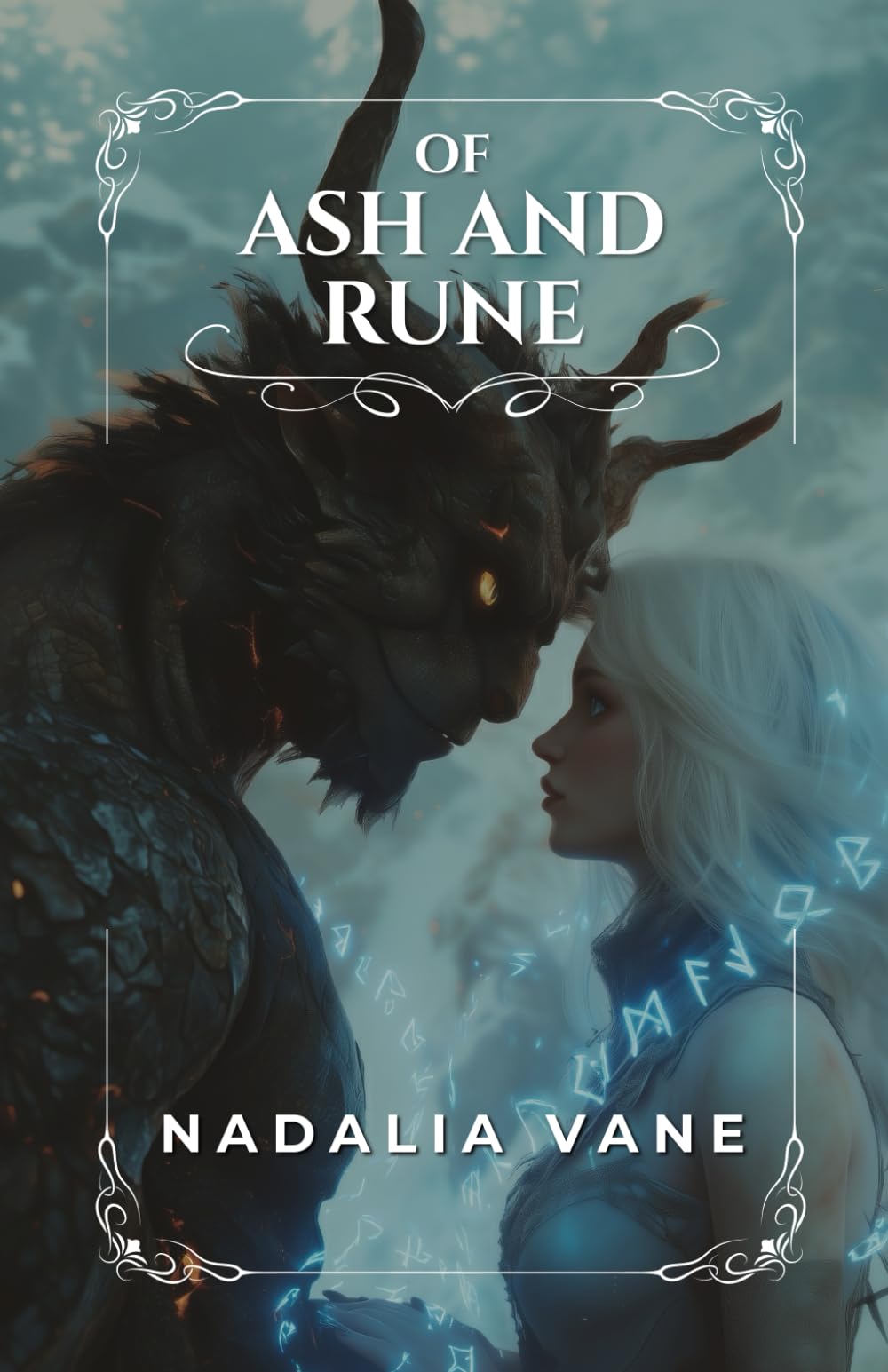 Of Ash and Rune: A Steamy Monster Romance (The Runebound Saga: Book One)