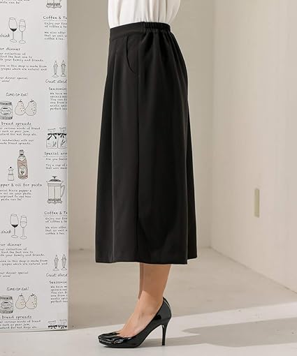 Amazon Co Jp Nissen ニッセン 小さいサイズ 小さいサイズ ダブルクロスガウチョパンツ Diy 工具 ガーデン