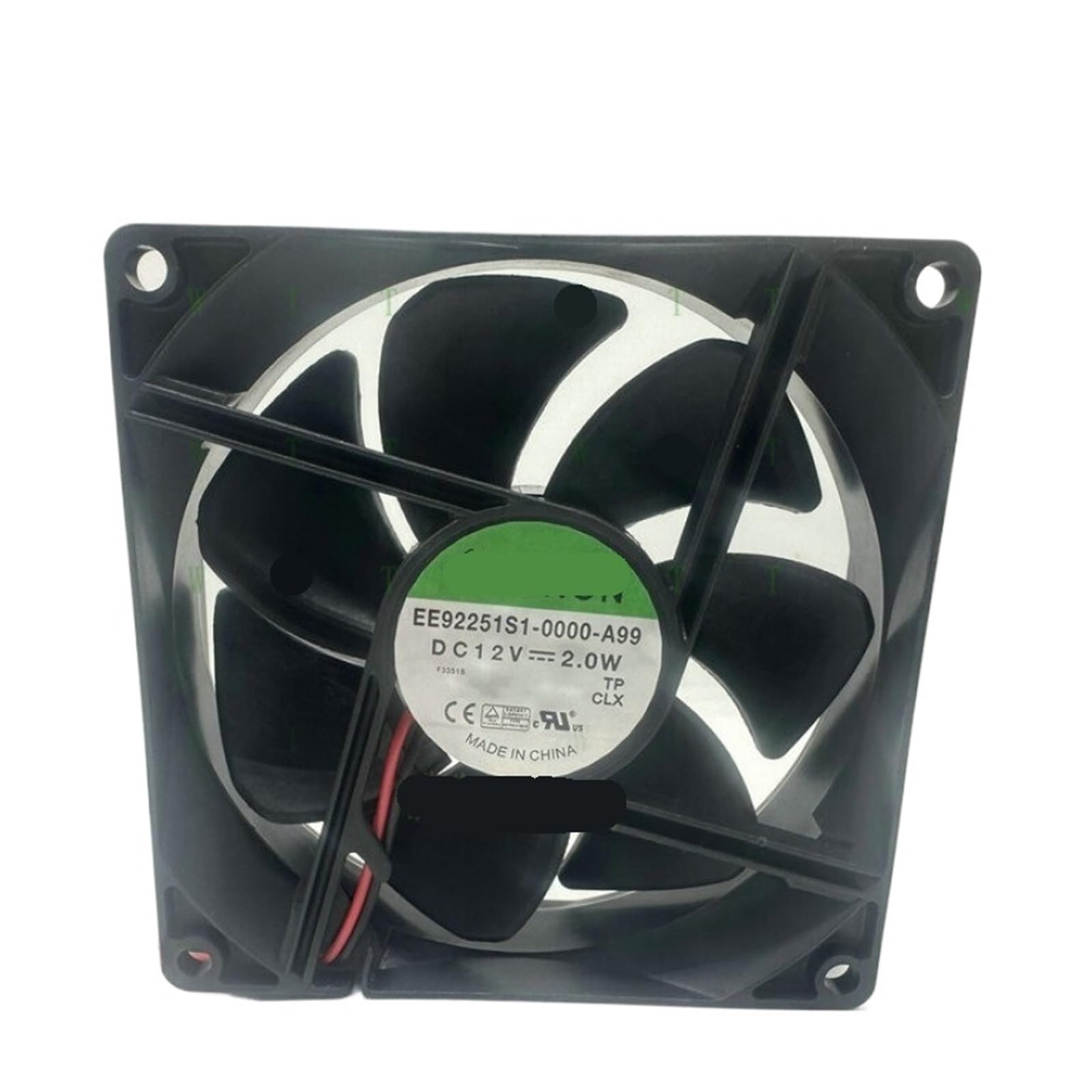 UWUKCJOKQ Fan EE92251S1-0000-A99 DC12V 2.0W 9225 9CM Wire Cooling