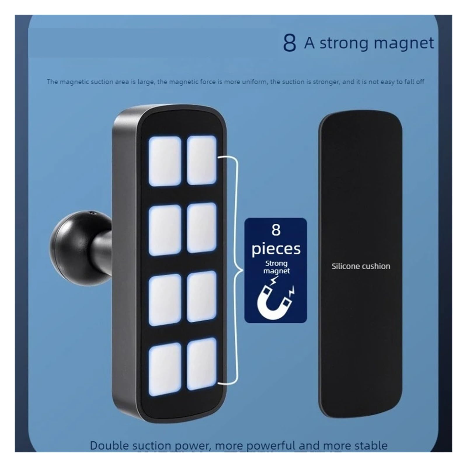 Supporto Magnetico For Telefono, Compatibile Con Apple, Samsung, Xiaomi