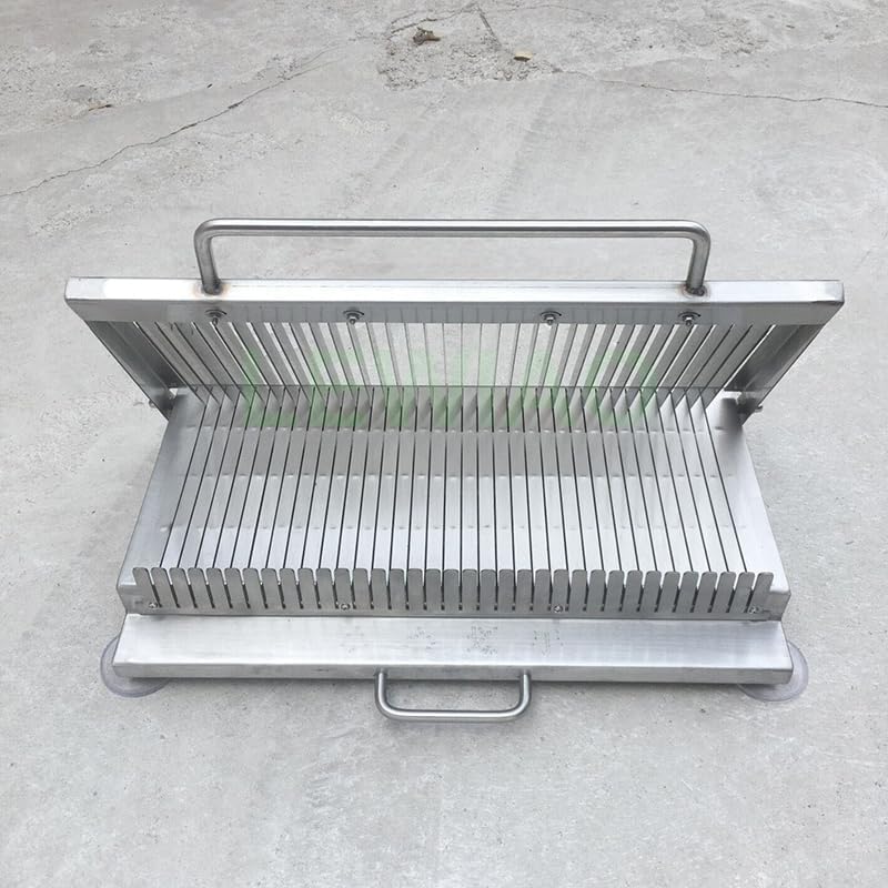 Manual Slicer Slicing Hand Pressure Thickened Stainless Steel Double-blade Sharp Cooked Food Slicer Cutter Food Processor (41-15CM)