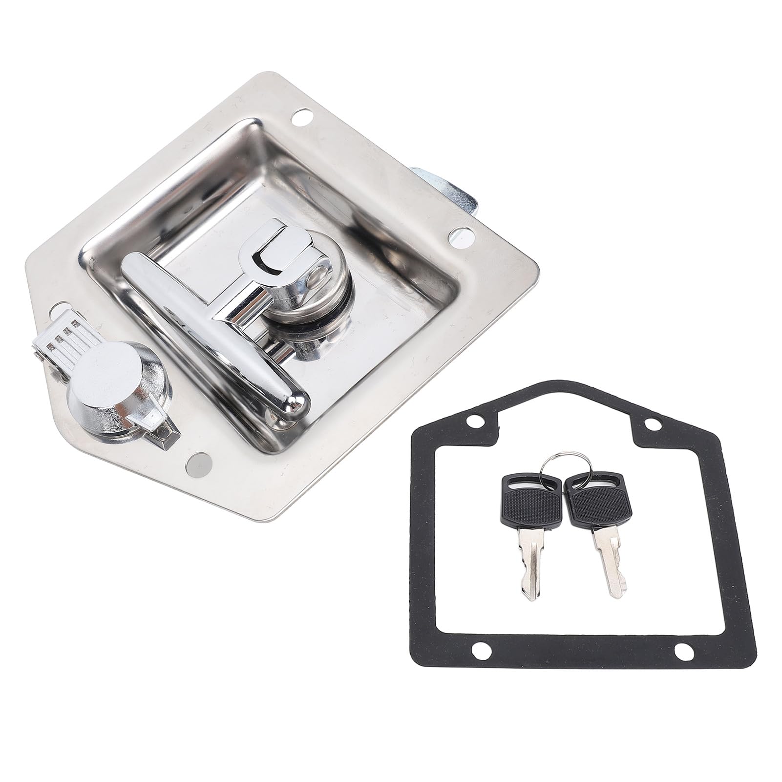 Loquet de boîte à outils en T Keenso en acier inoxydable pour caravane
