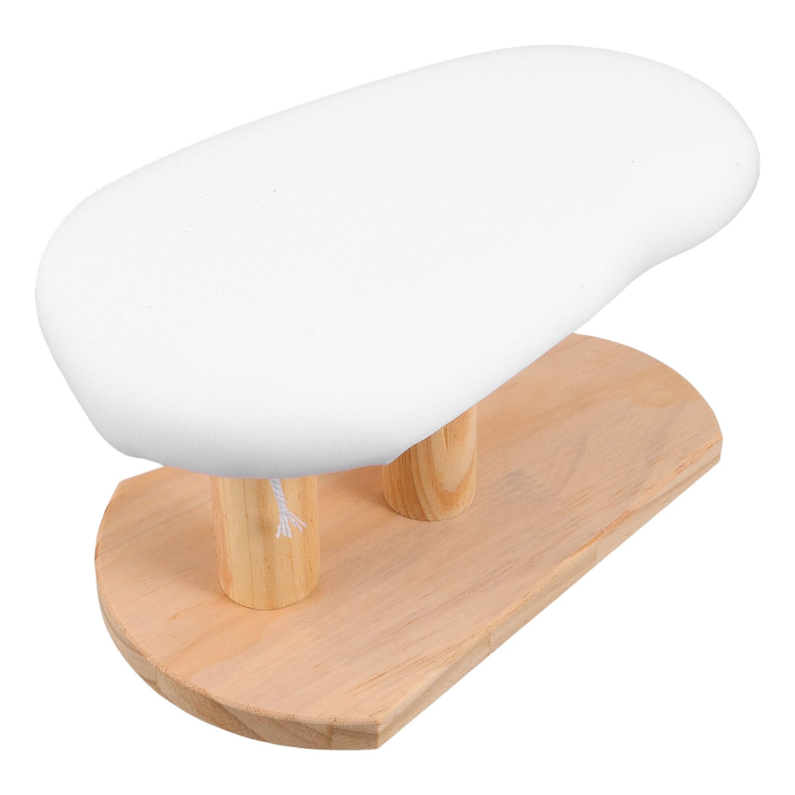 Tabla de Planchar y Funda de Tela Superficie Acolchada Extragrande Multifuncional de Sobremesa con Base de Madera Costura para Puños Estrechos y Planchado en Casa