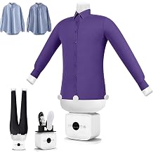 Automatic Steam Iron,2026 Upgraded Touched Hands-Free Automatic Ironing Machine 3.0,3-in-1 Hands-Free Steam & Hot Air Dryer,8 Minutes Quick Ironed Dry for Shirts,Pants,Jackets & Shoes A