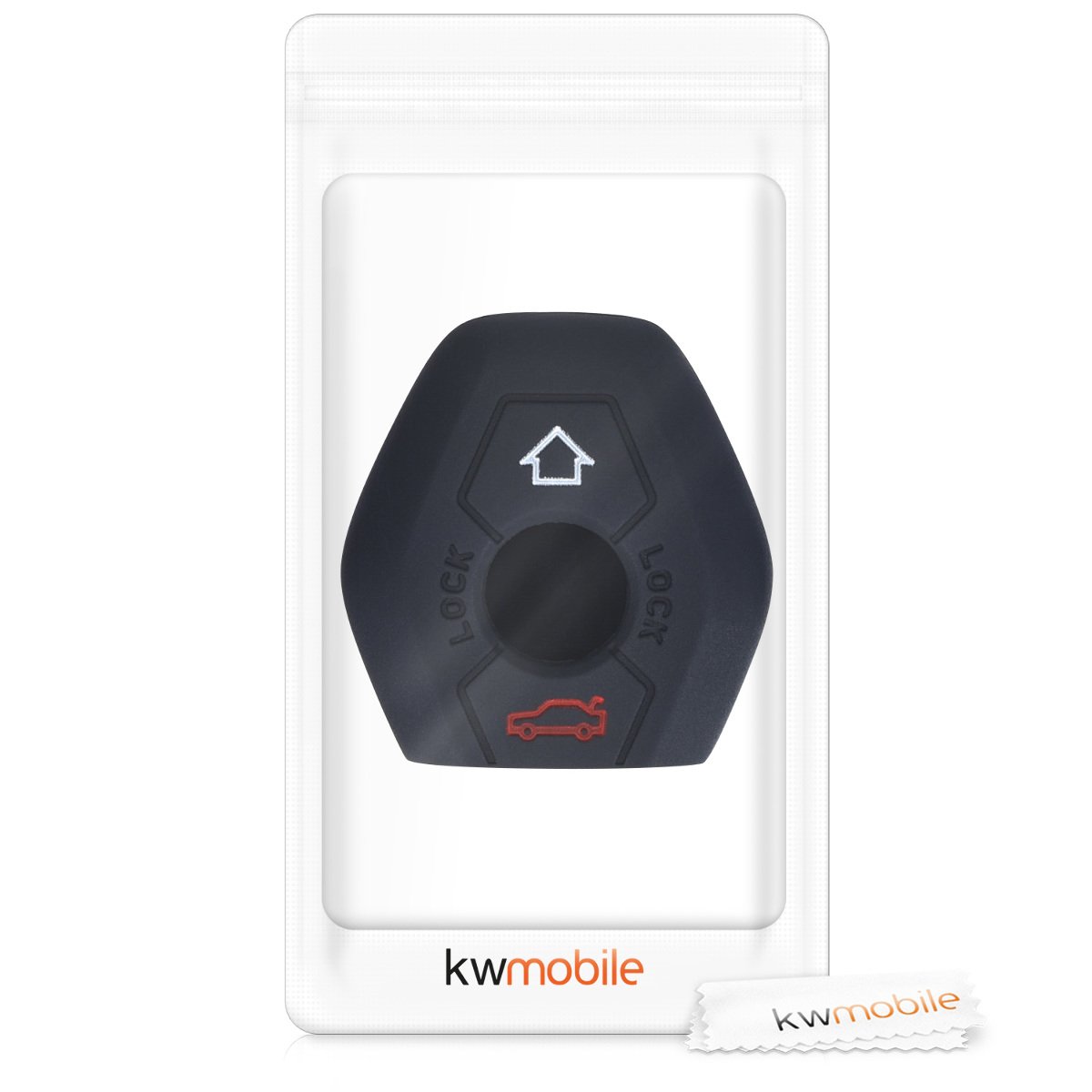 Cover Chiave BMW In Silicone - Compatibile Serie 1-7, X3, Nero, Antiscivolo - Foto 10
