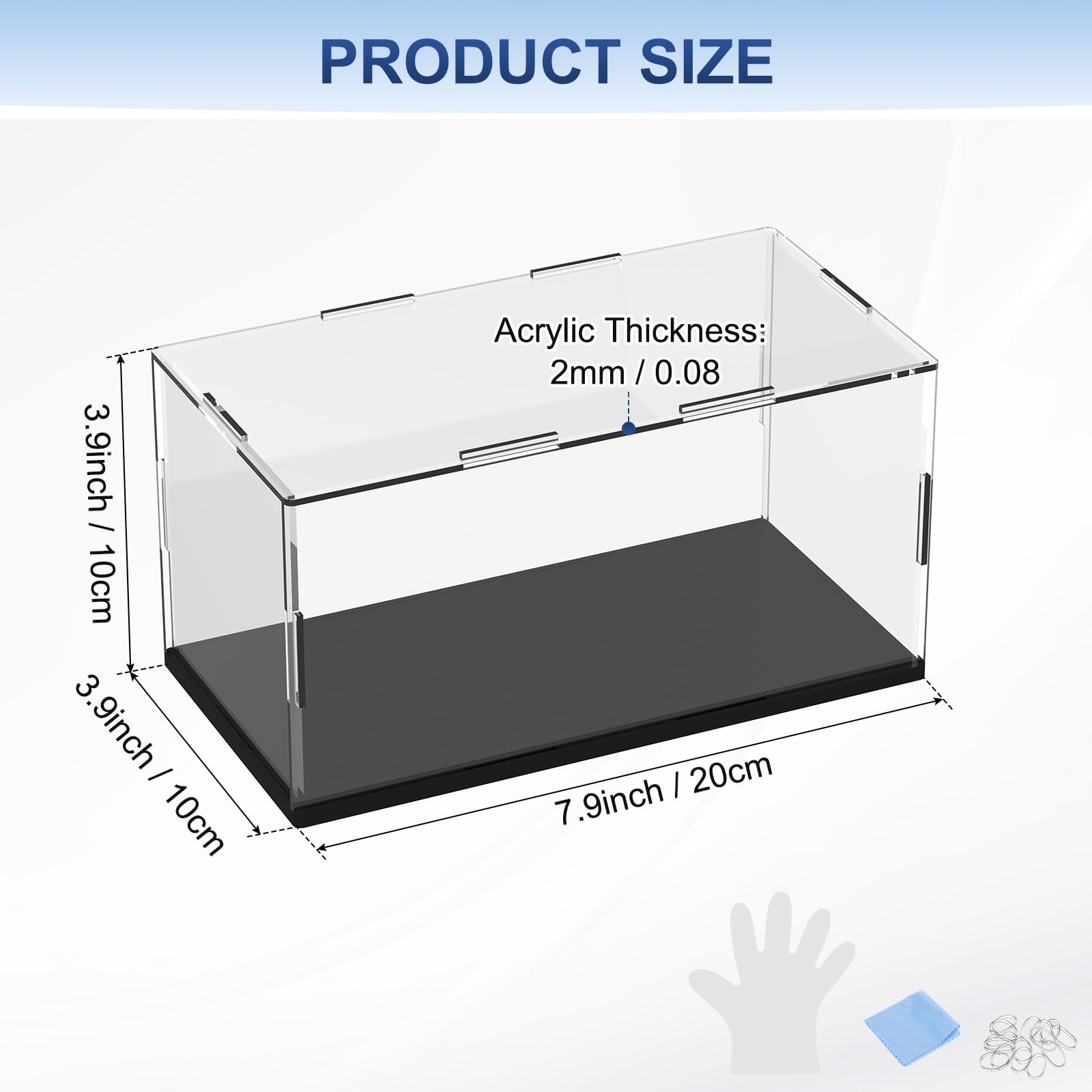 M METERXITY 1-Pack Acrylic Display Case - Image 3