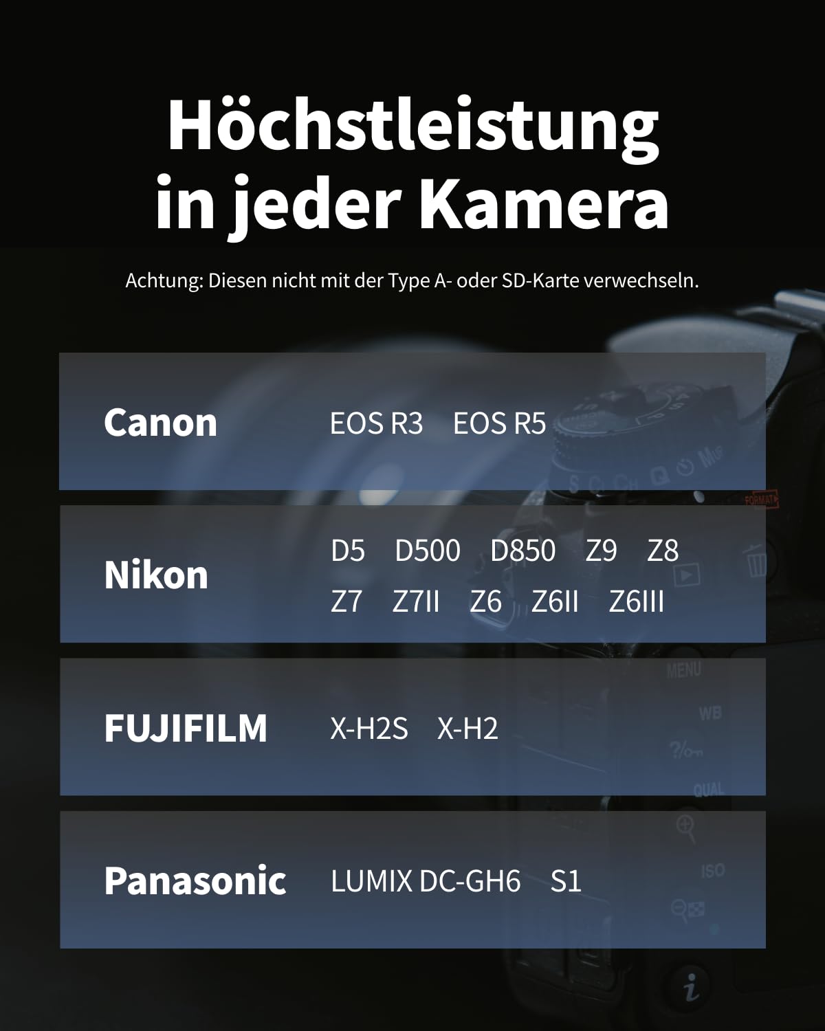 Nextorage CFexpress 4.0 Typ B Karte 512GB, japanische speicherkarte datenspeicher CF Express Type B, Kamera Zubehör für Sony/Nikon/Canon/Panasonic/Fujifilm, B3SE NX-B3SE512G