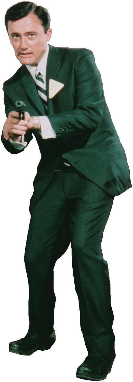 The Man from Uncle U.N.C.L.E. Napoleon Solo Robert Vaughn LIFESIZE Cardboard Standup Standee Cutout Poster Figure Display Prop