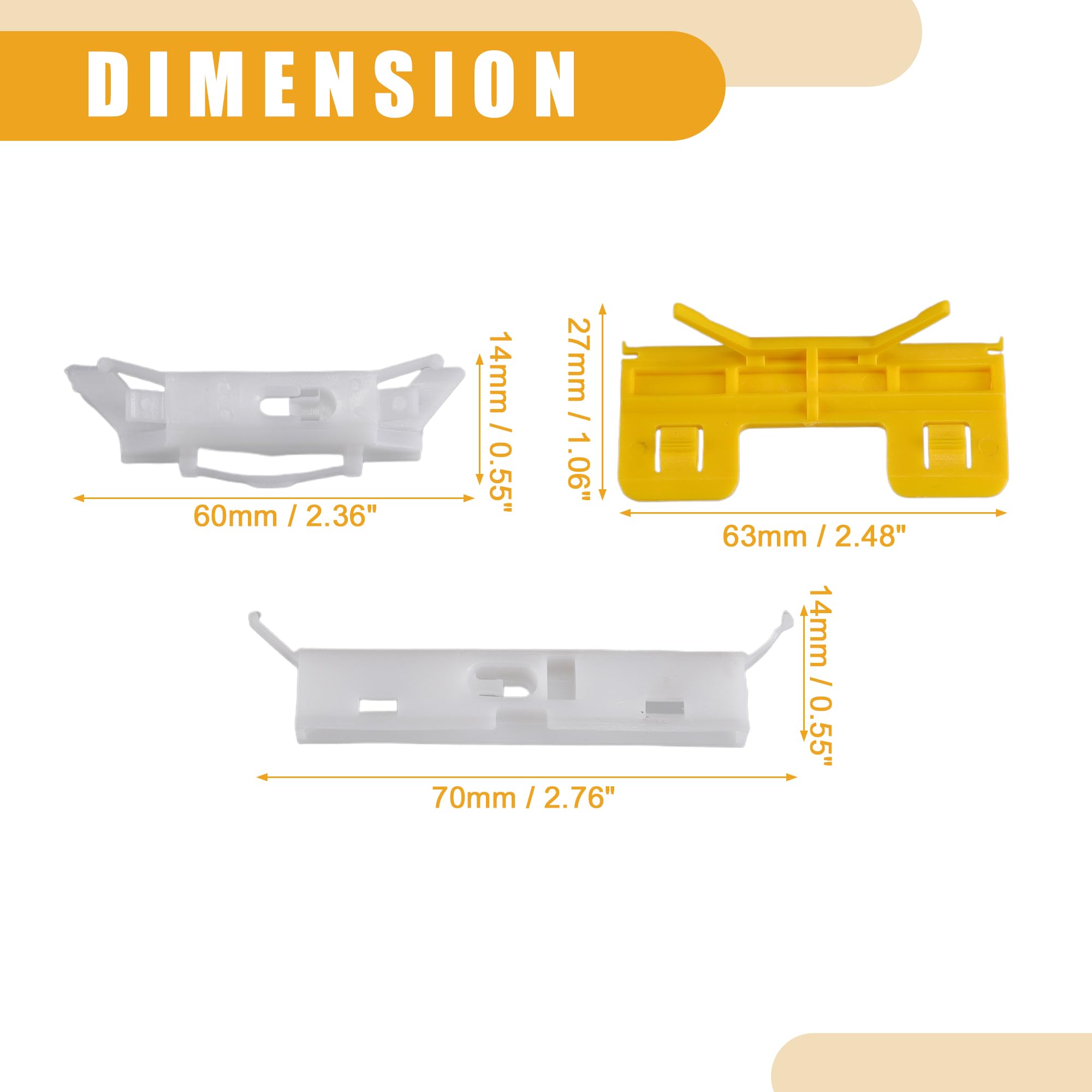 Trade Shop - Set Clip Di Fissaggio Per Auto Renault Confezione 300 Pezzi Ricambi Plastica 85913288