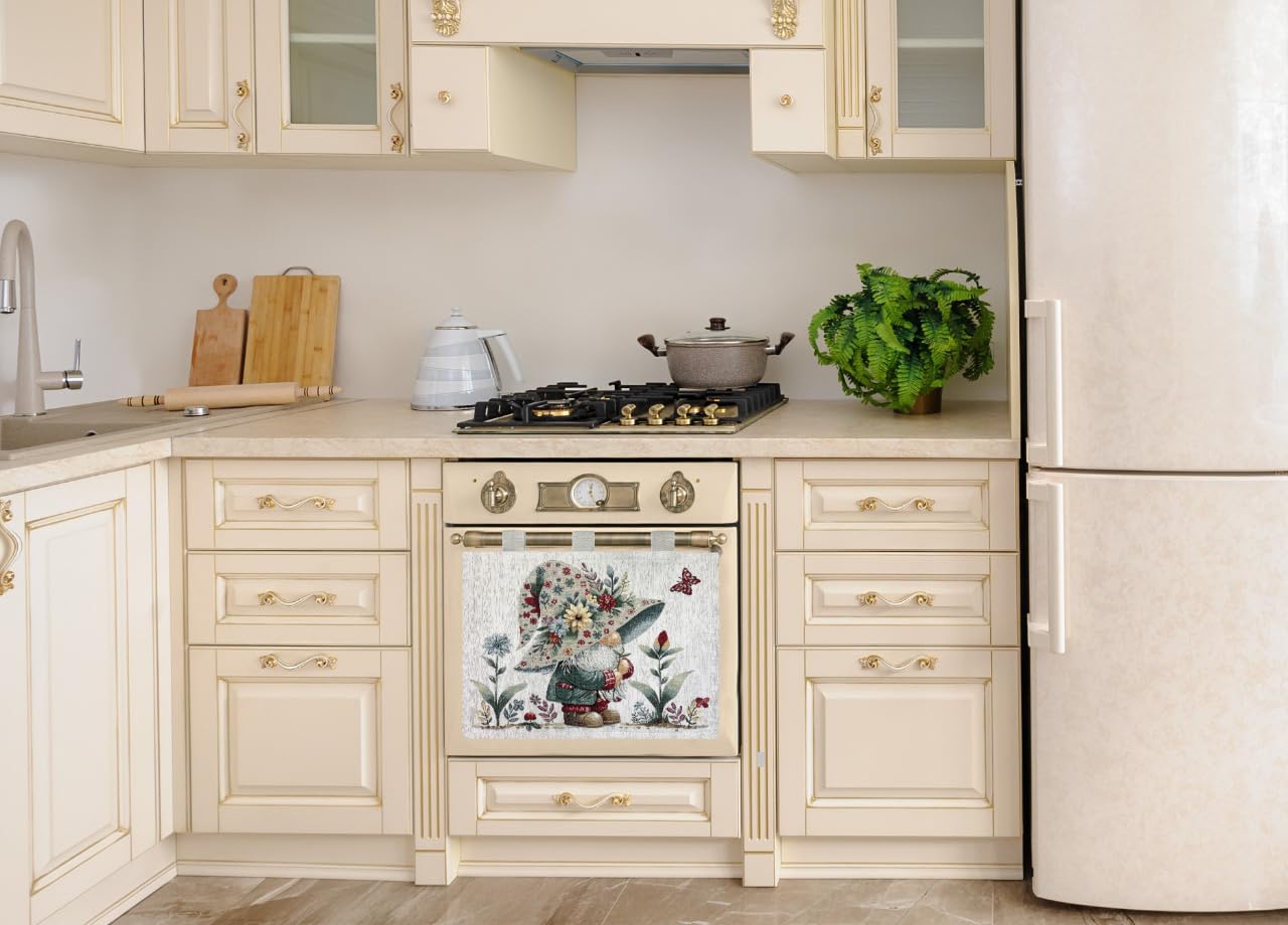 CapitanCasa Copriforno Universale Decorazione Forno Cucina Primavera Elfo Primavera