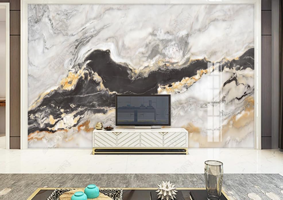 Papier peint intissé marbre diamant poster mural pour masquer les défauts