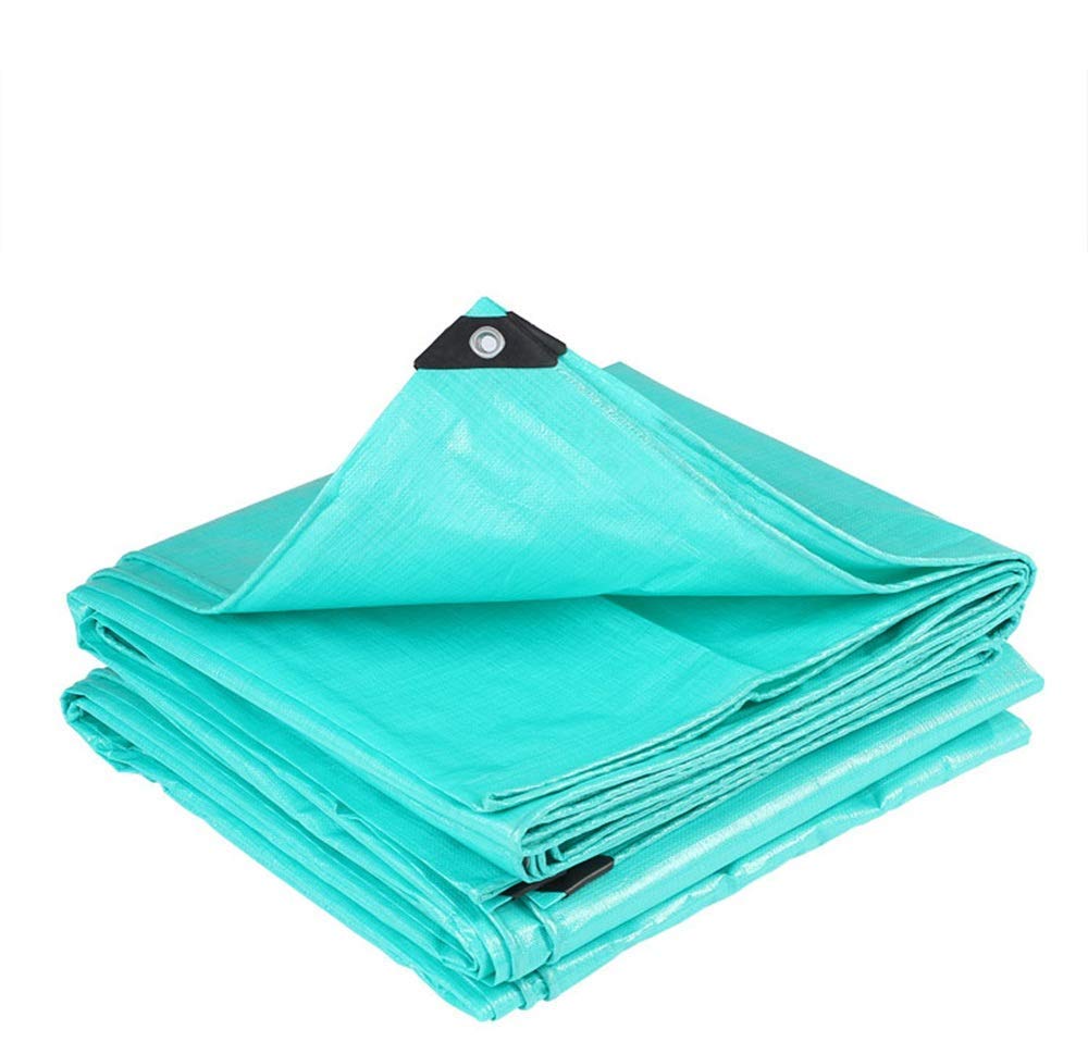 Lona para acampar al aire libre azul 8x10m con hoja de tierra impermeable