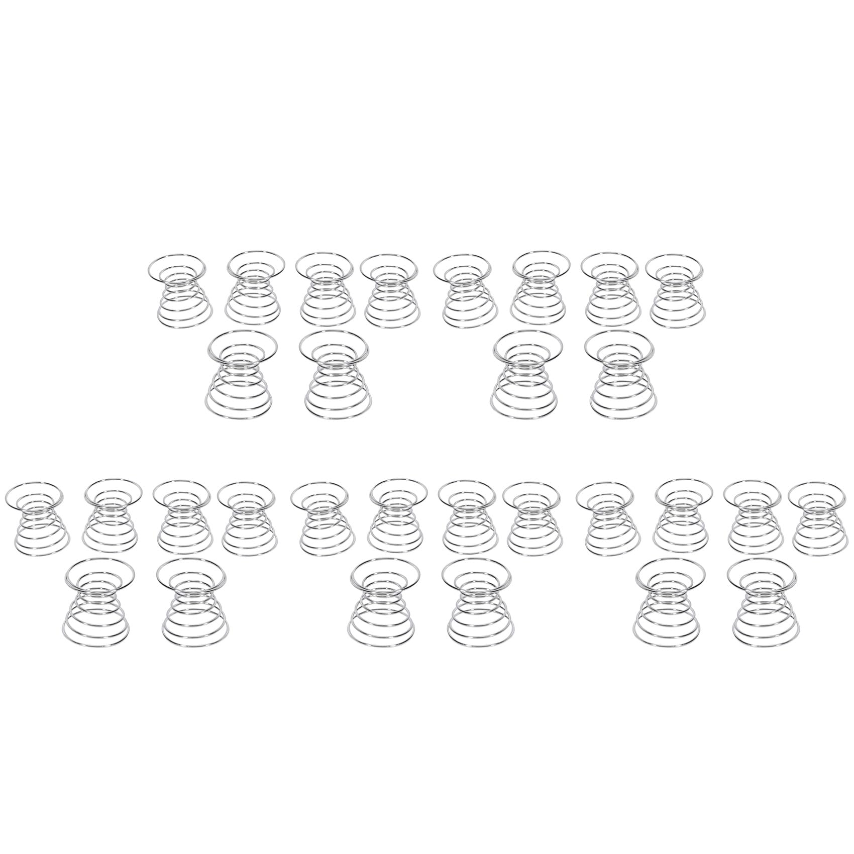 Hndhbfgrt 30 Pieces Air Plant Stand Airplant Container Tillandsia Holder Stainless Steel Plant Display Racks Air Pineapple Base