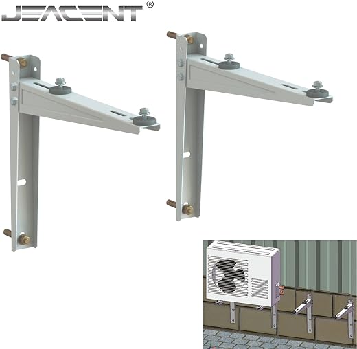 JEACENT Mini Split Wall Mounting Bracket for Ductless Air Conditioner 9,000-36,000BTU Condensers