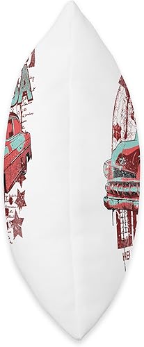 Miniatura 2 de Cuba Havanna Rum Geschenk Souvenir by Irie Shirts Cuba Palm Trees Rum Beach Havana Car Gift Free Souvenir Pillow (16 x 16 pulgadas), multicolor