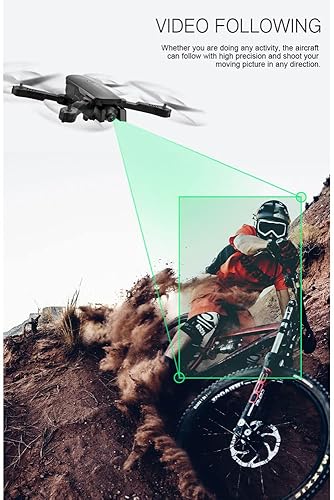 Miniatura 5 de Drone RC Quad Copter Helicóptero Drone con cámara para adultos y niños 4K HD FPV Video en vivo Altitud Mantenga una tecla de inicio sin cabeza Modo