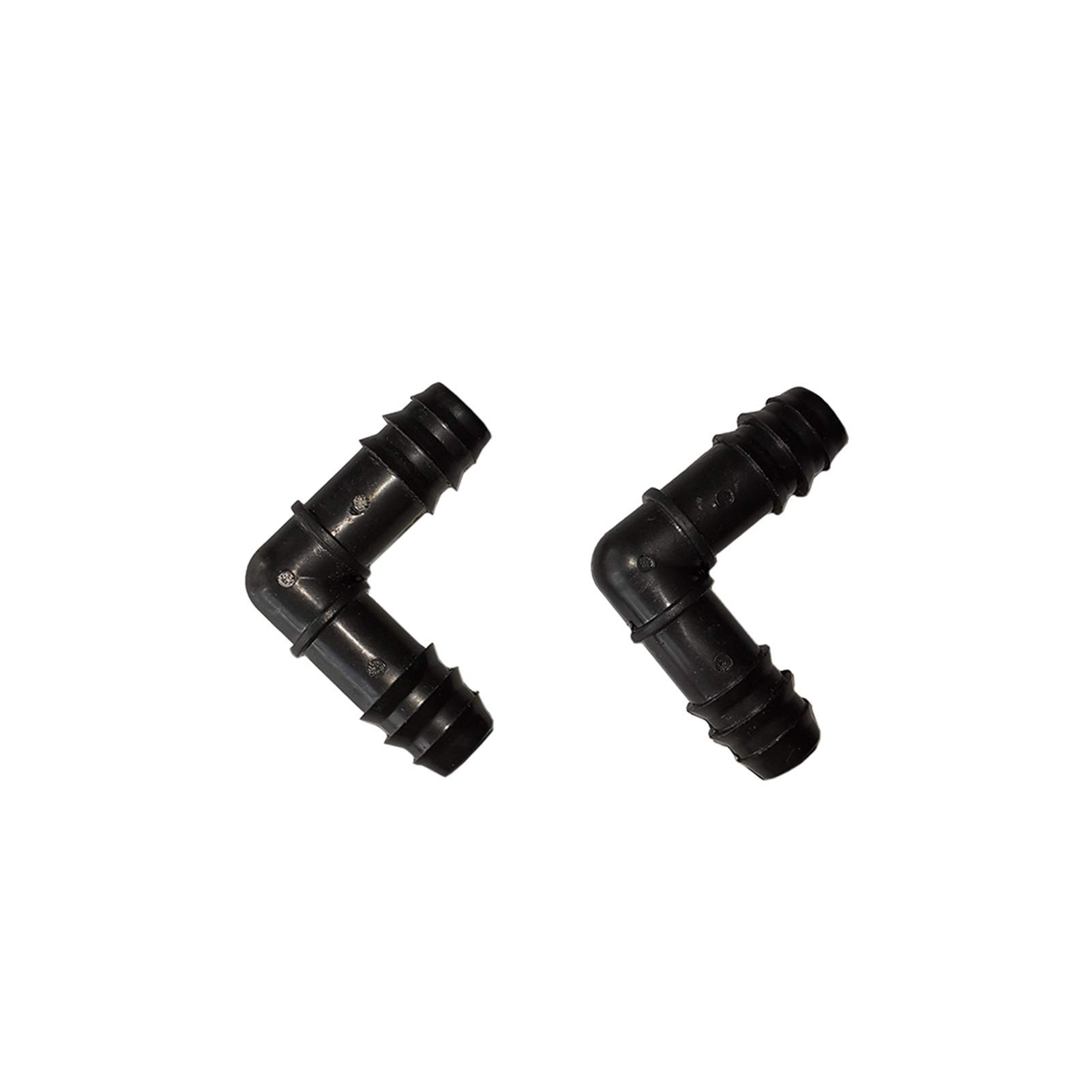 Connecteur de tuyau d'arrosage 1/2" coude 90° pour système d'irrigation de pelouse x10