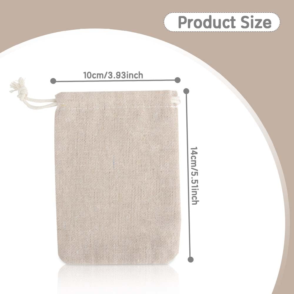 Lot de 20 sacs cadeaux avec cordon de serrage - 13 x 18 cm - Sac