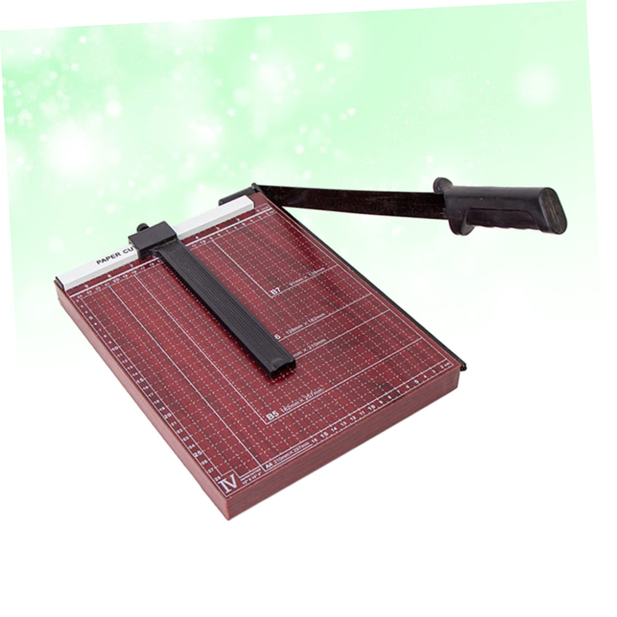Taglierina Carta A4 in Metallo, Taglio Ghigliottina con Base Grigliata