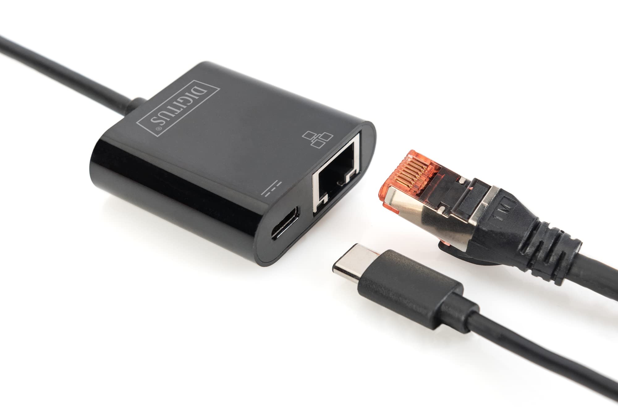 DIGITUS DN-3027 adapter USB typu C Gigabit Ethernet z obsługą Power Delivery