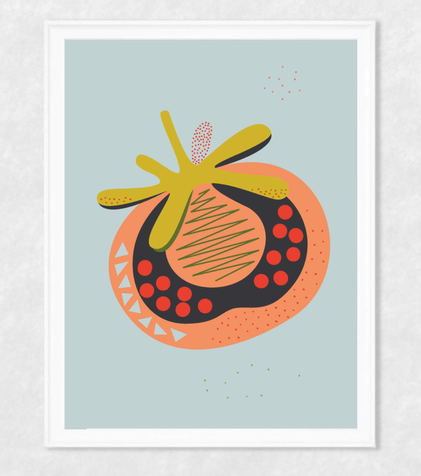 Tomato - Giclée art print by FLATOWL