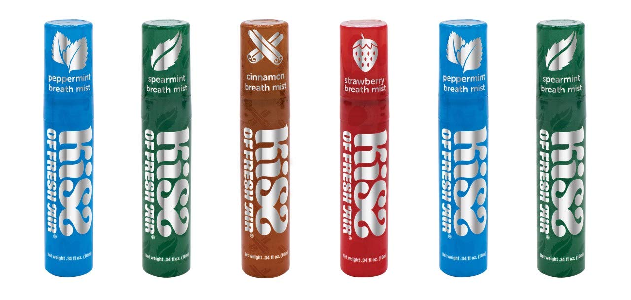 Kiss of Fresh Air Variety of 6"Kiss Pack" Breath Spray