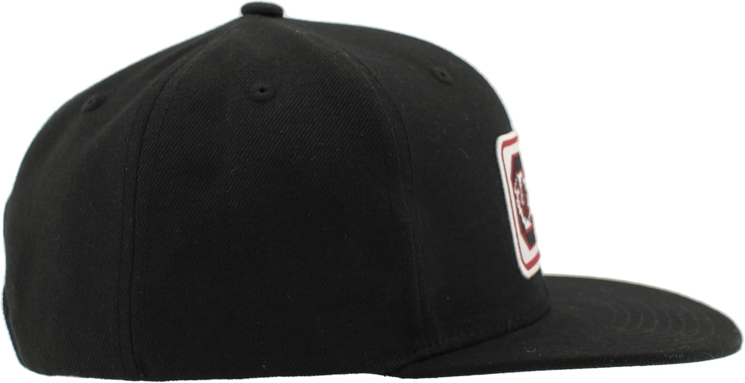 South Carolina Fighting Gamecocks NCAA Officially Licensed Hat Flat Snapback Z11 Defer Black - Image 7