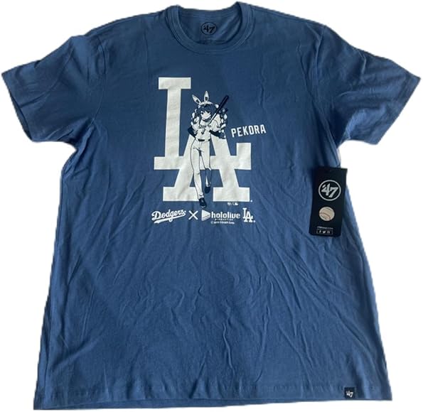 Amazon.co.jp: ホロラ ドジャース コラボTシャツ ぺこら Lサイズ : ホビー