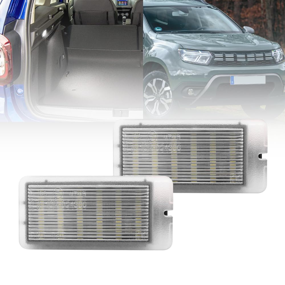 Led Interior Light Kit For Dacia Duster 1 2 2010 2011 2012 2013 2014 2015 2016 2017 2018 2019 2020 2021 2022 Led Bulbs Canbus - 34