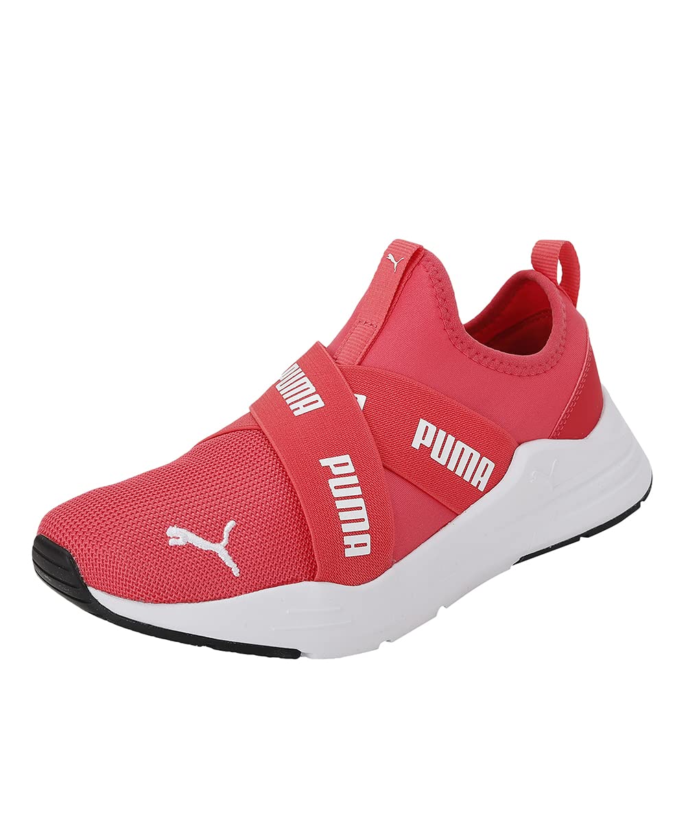 Puma Unisex-Kid Wired Run Slip On Jr Paradise Pink-White Sneaker - 3 UK (38199303) (B09BBHFMR7) Amazon Price History, Amazon Price Tracker