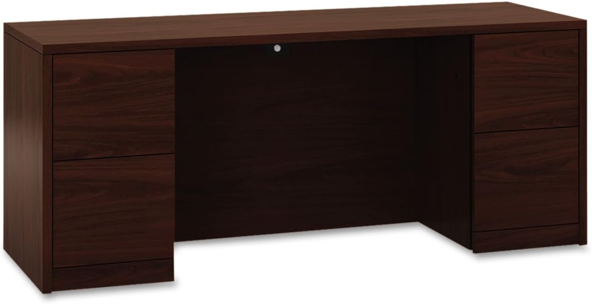 Hon Credenza with Knee Space, 72 by 24 by 29-1/2-Inch, Mahogany