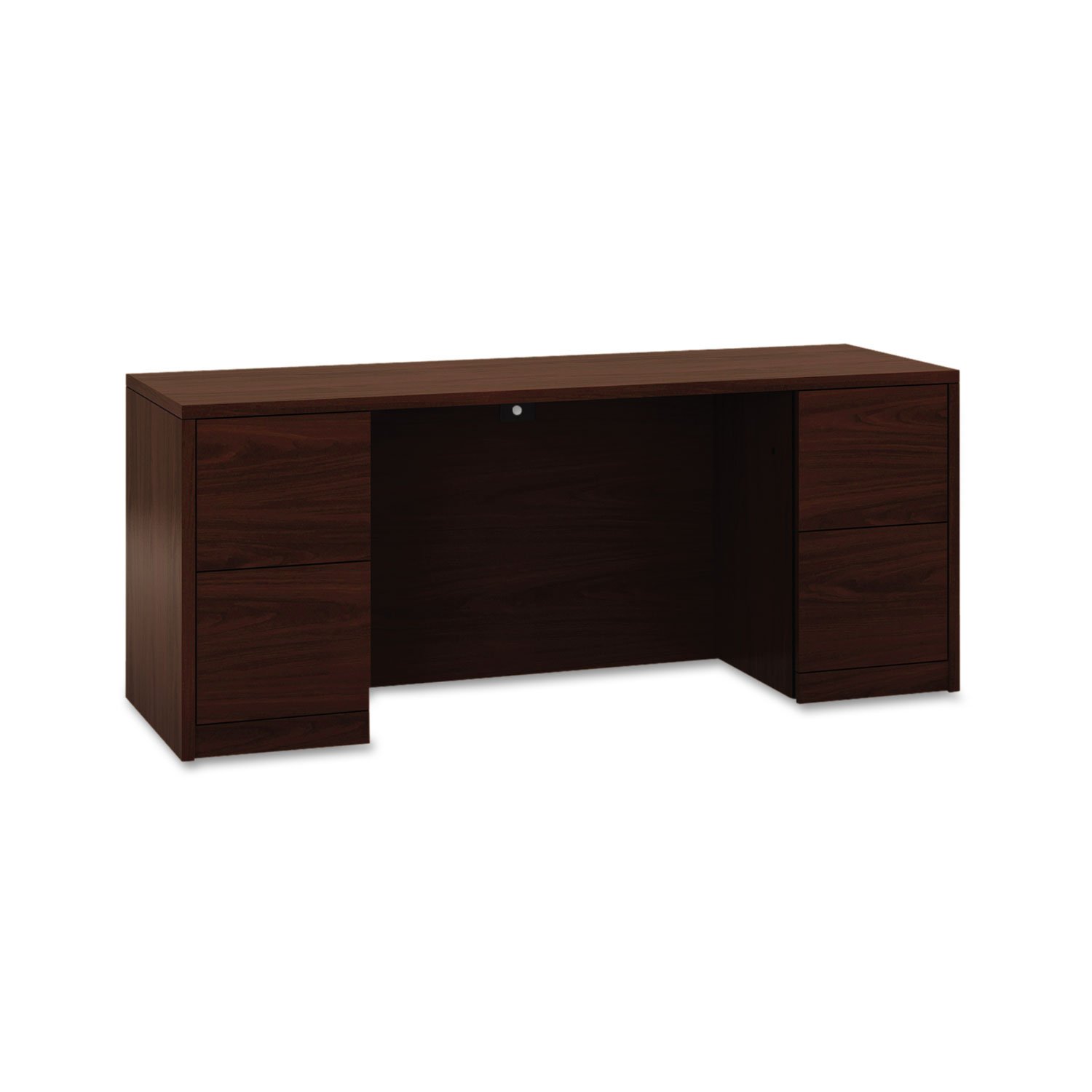 Hon Credenza with Knee Space, 72 by 24 by 29-1/2-Inch, Mahogany