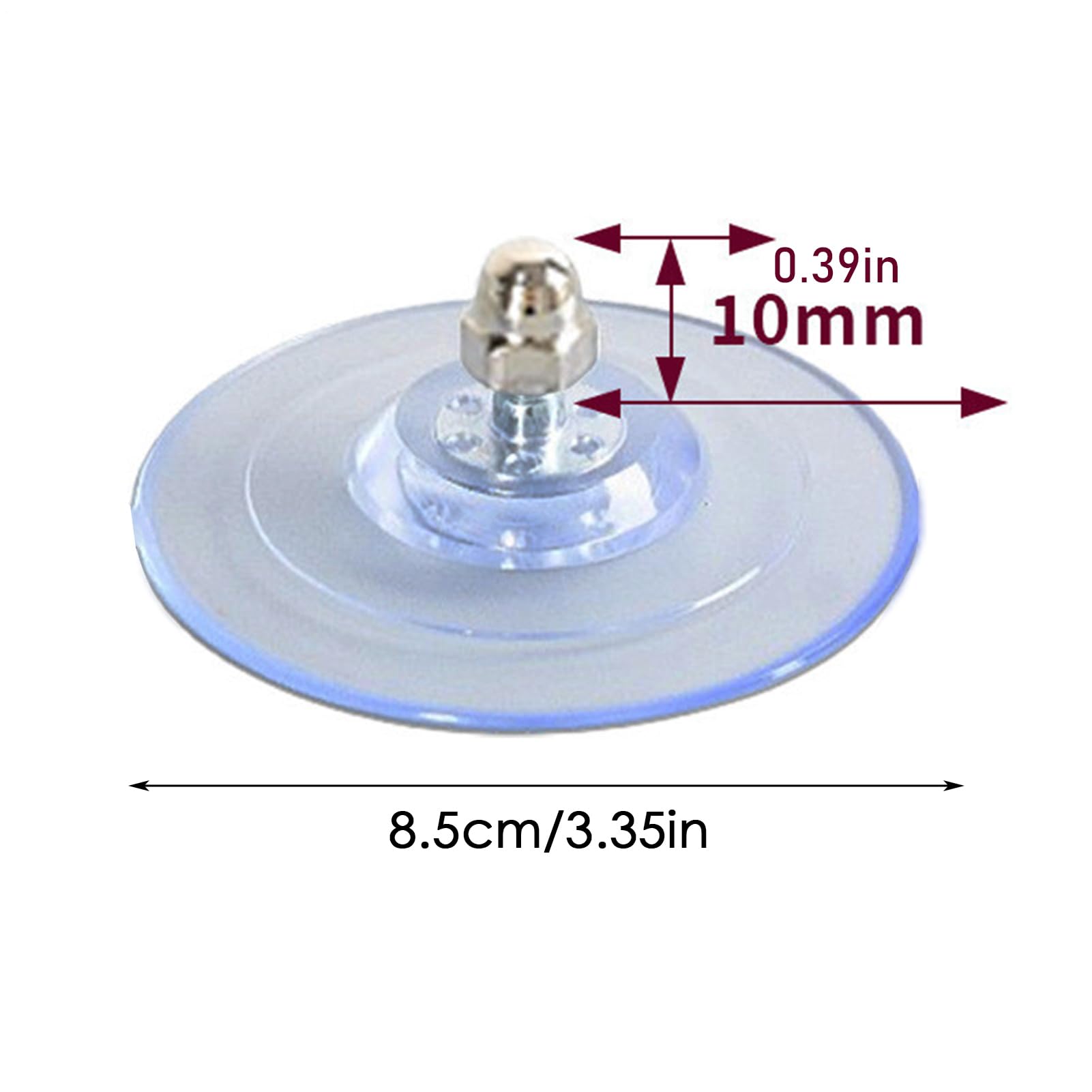 Ventouse Pour Hamac Pour Chat - 4 Pièces PVC, Ventouses En Plastique, Ventouses Vis De Perche De Fenêtre Ṕour Chat, V́entouses À Vis P̀our Perche Ďe Fenêtre P̃our Çhat Poids Maximum 20 Kg Avec V́is P̄