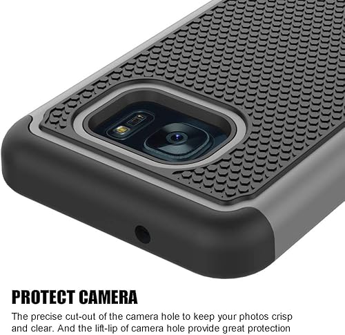 Miniatura 5 de Funda protectora para Samsung Galaxy S7 (5.1 pulgadas, 2016) gris a prueba de golpes