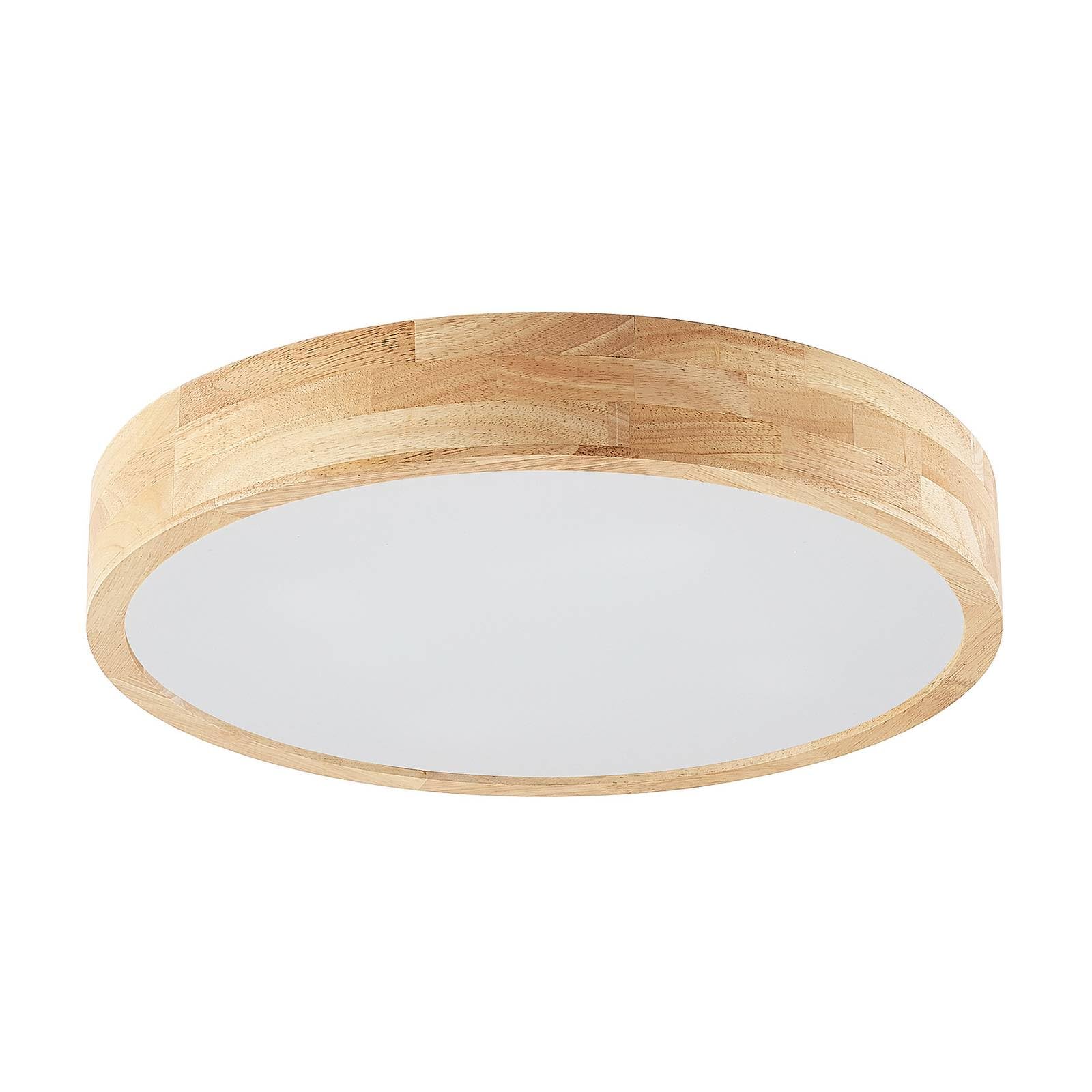 Lindby Ceiling Light Tanju dimmable in Brown Made of Wood for e.g. Living Room & Dining (4 Light Sources, E27) from Ceiling lamp