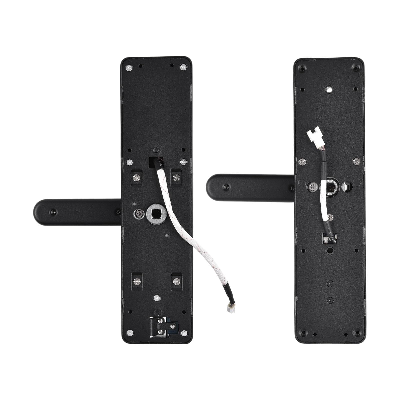 Serrure de porte numérique intelligente avec empreinte digitale avec poignée, serrure de porte d'entrée biométrique sans clé, fonctionne sur batterie pour portes de 30 à 100 mm