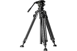 SmallRig AD-50Pro Heavy-Duty Video Tripod with FreeSpeed Height Adjustment