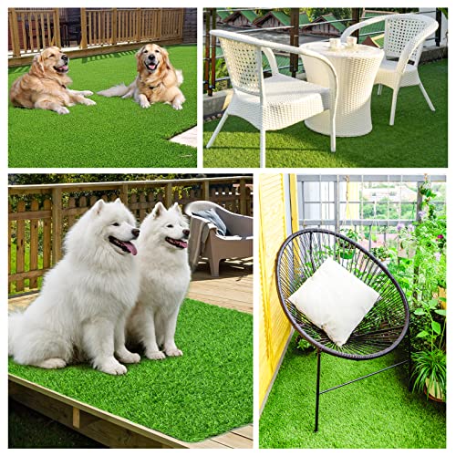 Image of LOOBANI Dog Grass Pee Pads, 59x39in Artificial Dog Grass Pad for Potty Tray