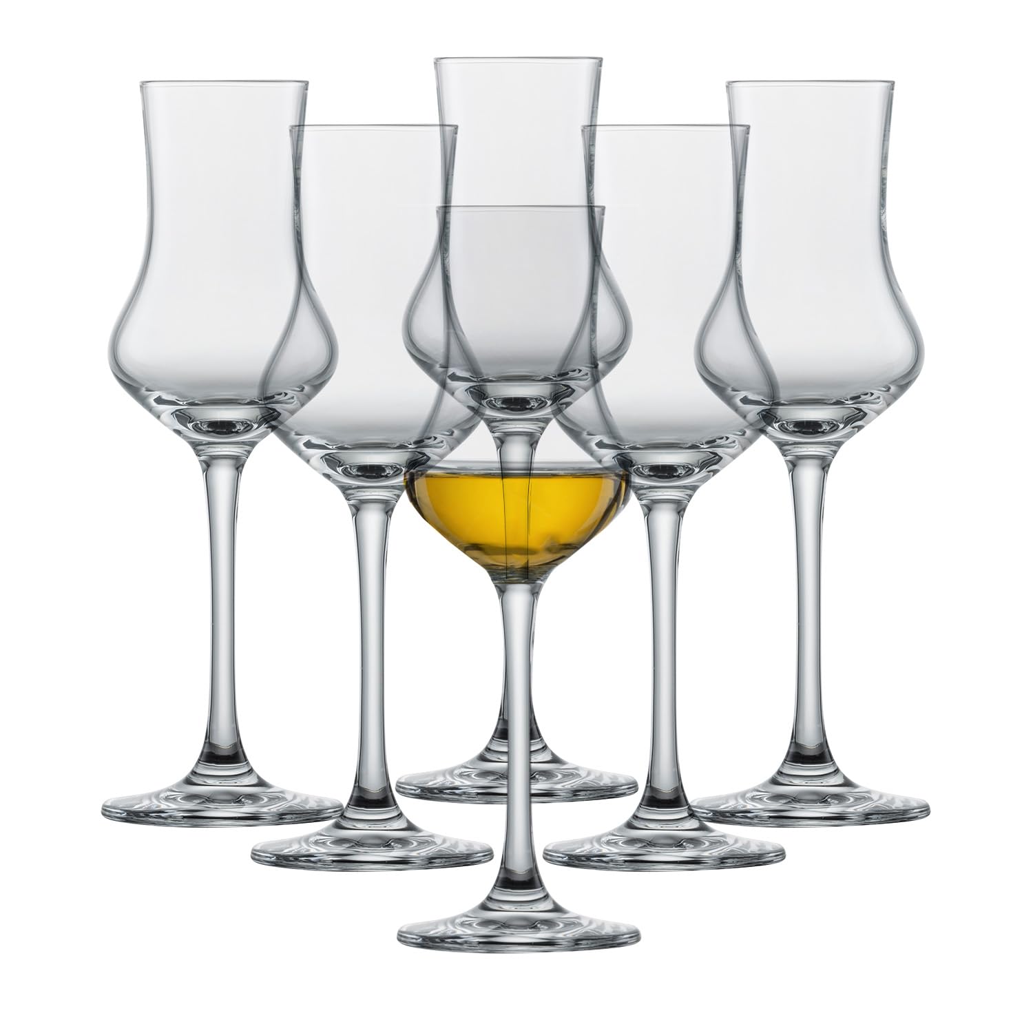 Schott Zwiesel Classico Grappa Bar Special (Set of 6), Classic Shot stem, Dishwasher-Safe Tritan Crystal Glasses, Made in Germany (Art. no. 120518), 95 milliliters, Clear