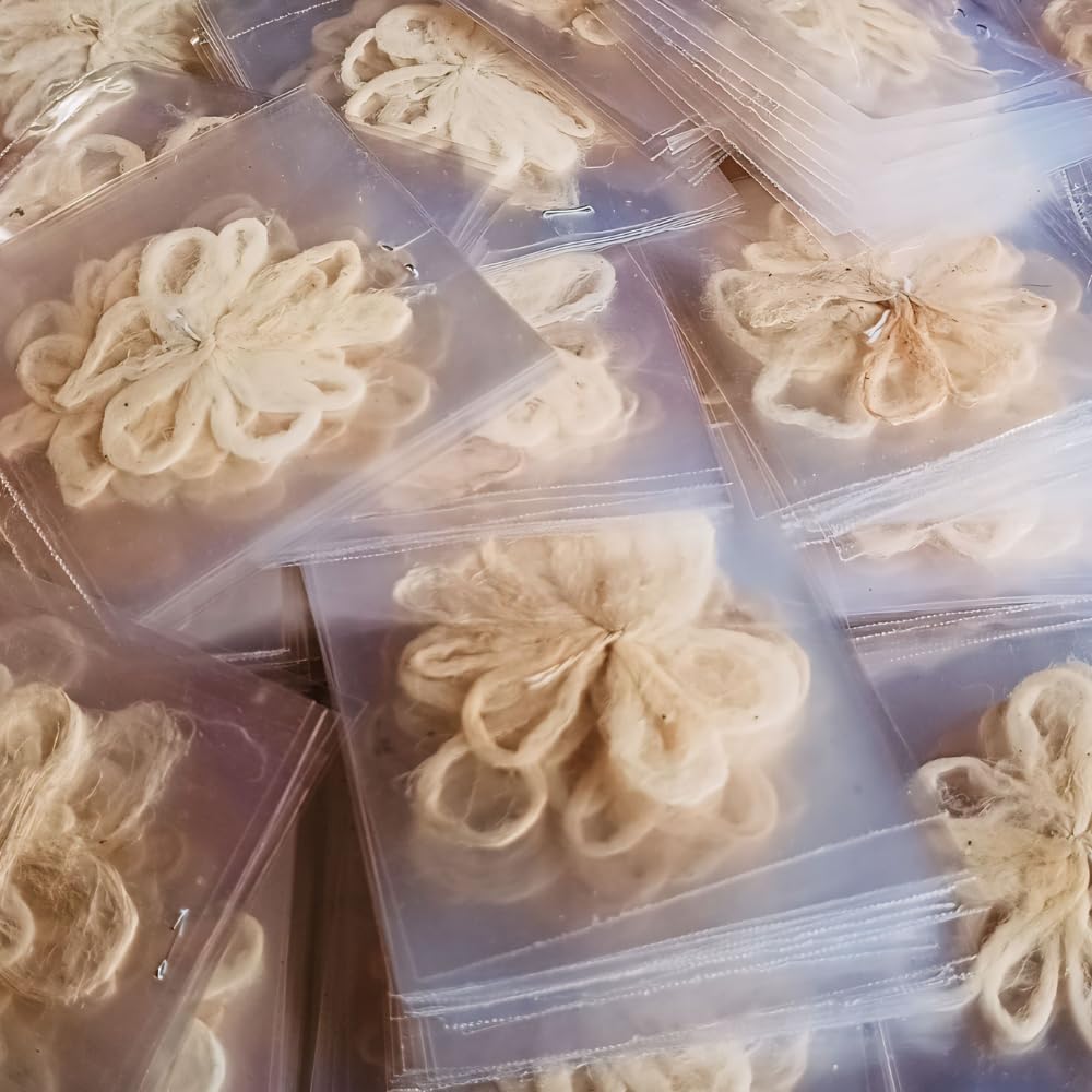 Generic Lotus Stem Wick for Pooja | Thamarai Thandu Thiri | Pack of 10