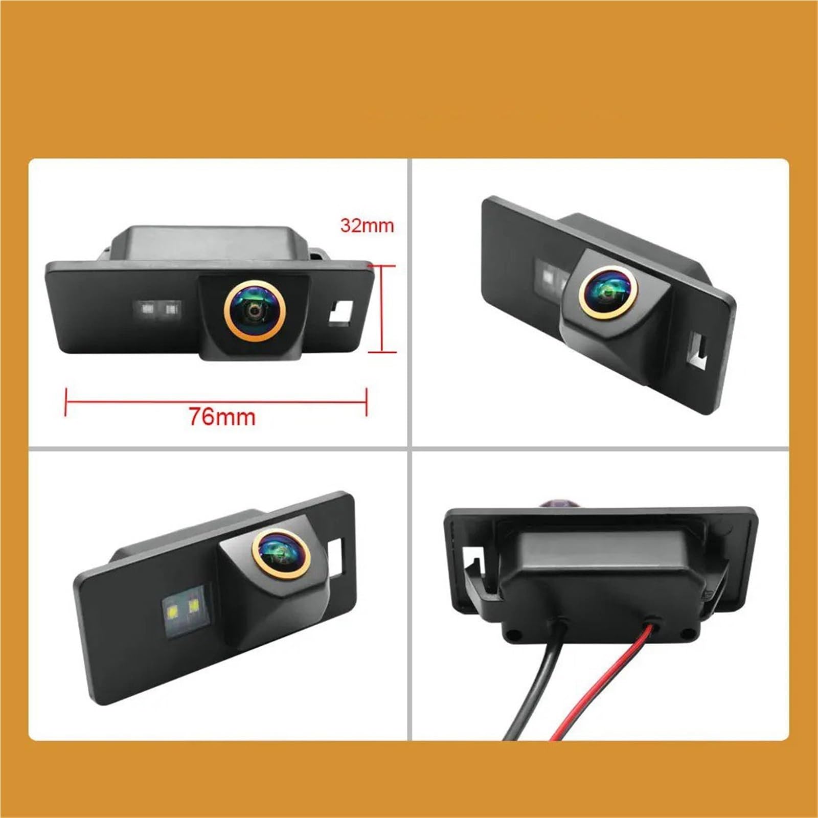 Kamera cofania do Q5, Q7, Passat i R36 – AHD 1080p kamera cofania HD z funkcją widzenia w nocy