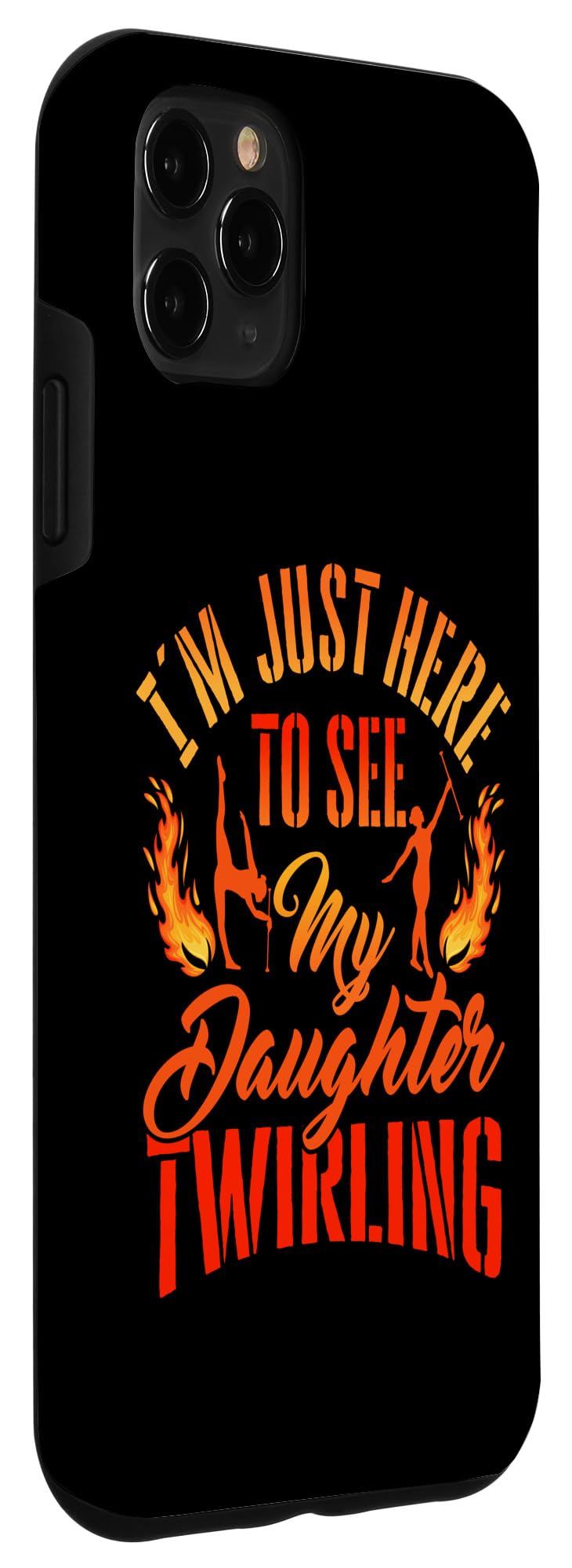 iPhone 11 Pro Max Fire Baton Costume Majorette Uniform Fire Baton Twirling Case - Image 3