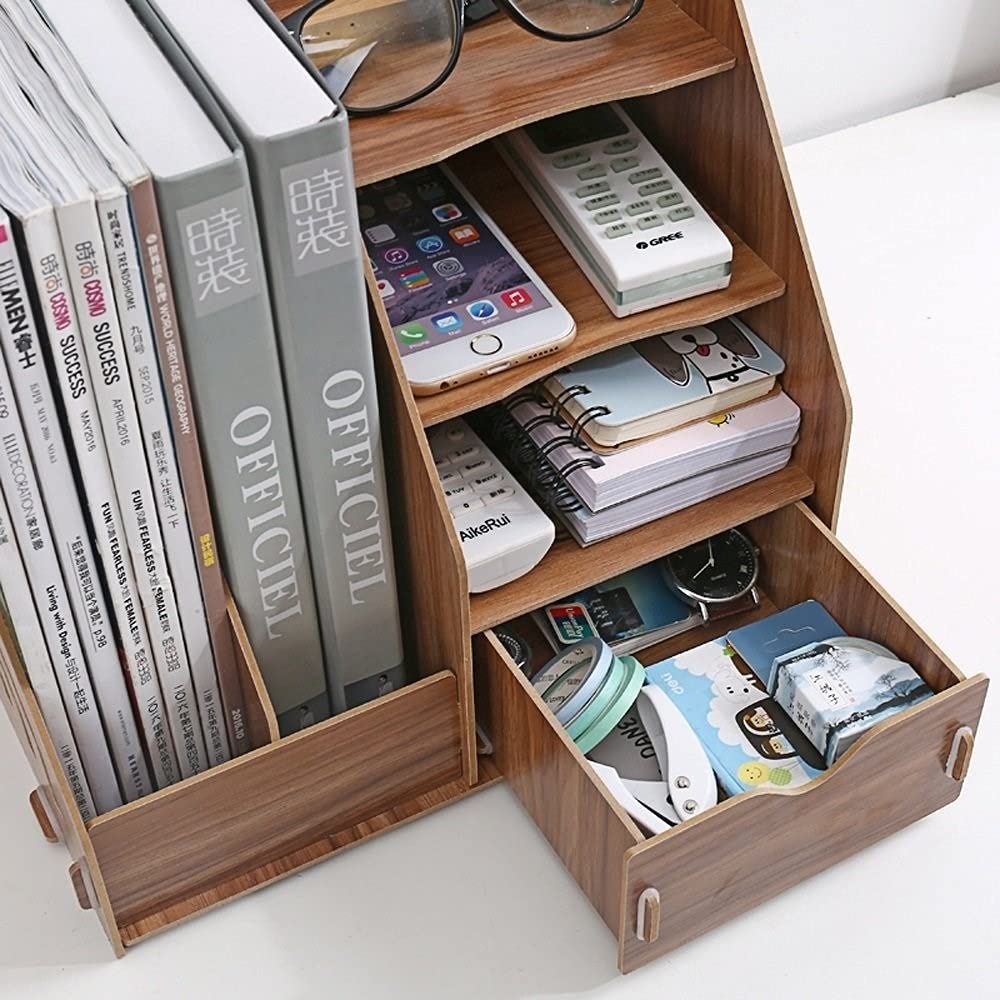 Amazon｜XDDDX 本棚簡単にクリエイティブ本棚ラックホームリビング