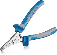 Vista 1 de SPEEDWOX Alicates de mordaza doblada y punta angular de 8 pulgadas, alicates de bloqueo especial, clip en C, retención y anillo a presión